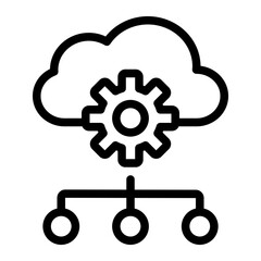 cloud icon for illustration