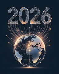 Global connectivity and future technology shaping the year 2026