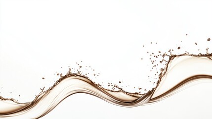 Abstract liquid splash design