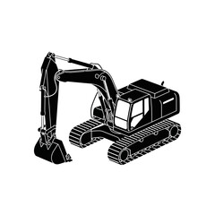 Heavy-duty excavator machinery for construction and earthmoving projects.