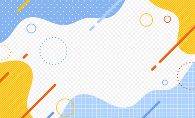 Abstract geometric background design with decorative shapes vector ilustration