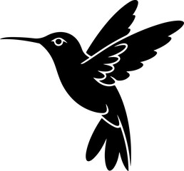 Fototapeta premium Bird silhouette vector illustration