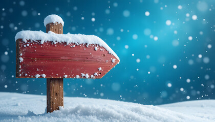 santa claus in the snow