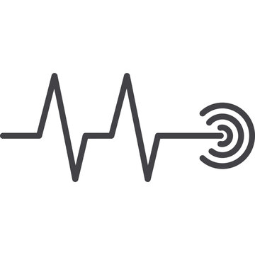 Targeted Heartbeat Pulse &ndash; Precision Health Monitoring Icon for Diagnostic Tools, Biofeedback & Personalized Medicine Design

