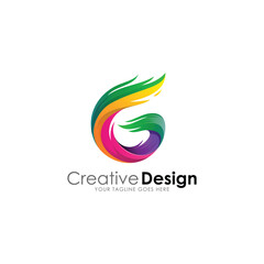 Sleek Gradient Abstract Letter G Logo Template