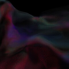 Fototapeta premium Abstract Dark Gradient Mesh Design with Noise Effects