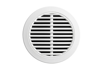 Air Vent Detail: A close-up view of a circular air vent, a functional and often unseen component that quietly facilitates air circulation within indoor spaces.
