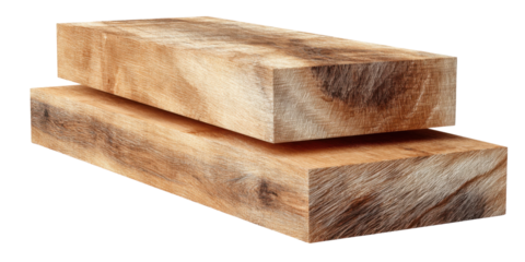 Timber Blocks: Two meticulously crafted timber blocks showcase the raw beauty of natural wood grain. Captured with precision, the image highlights the warm hues and textures of the timber.
