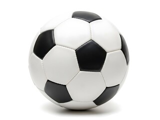 Classic black and white soccer ball