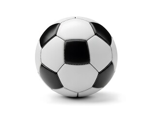 Classic black and white soccer ball