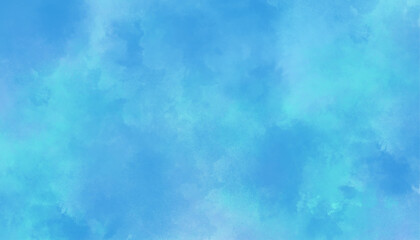 Soft Blue Watercolor Sky Texture Background