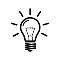 bulb isolated on transparent background