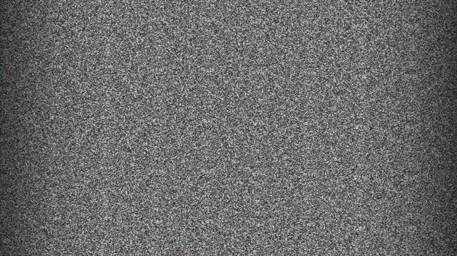 Analog TV on effect with noise animation 4K, Old TV turn on Video