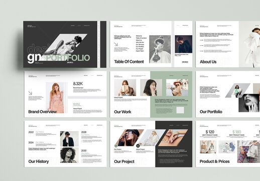 Design Portfolio Presentation Template