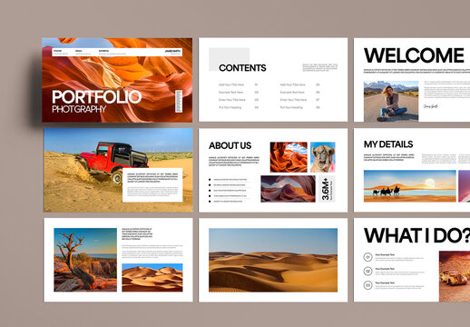 Modern Photography Portfolio Presentation