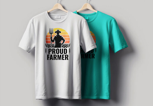 Agriculture Farmer Tshirt for Men