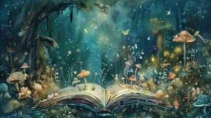 A whimsical watercolor illustration of a playful group of children splashing in a crystalclear lake   ,X-ray