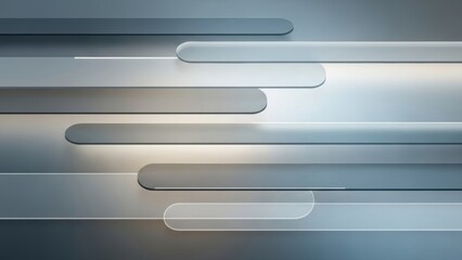 Elegant Geometric Lines: A composition of sleek, horizontal lines in shades of gray and blue creates a modern and minimalist design, offering a clean and sophisticated aesthetic.