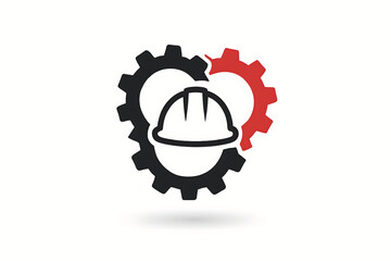 Vector  of cog wheels mechanism. Symbol of efficient process. Icon of updating, improving and system.new