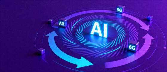 AI technology with 5G and 6G connectivity