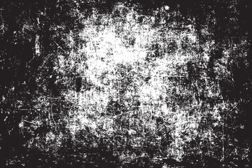 Distressed Grunge Vector Border with Ink, Splash, and Spray Effects