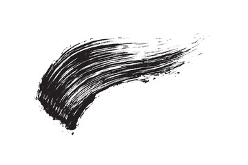 Distressed Grunge Vector Border with Ink and Paintbrush Splatter