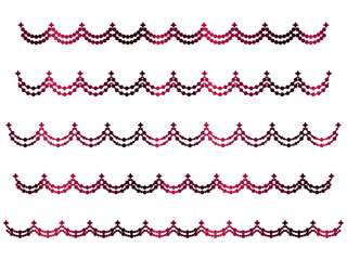 丸、四角星、半円ライン2重、11ワイン