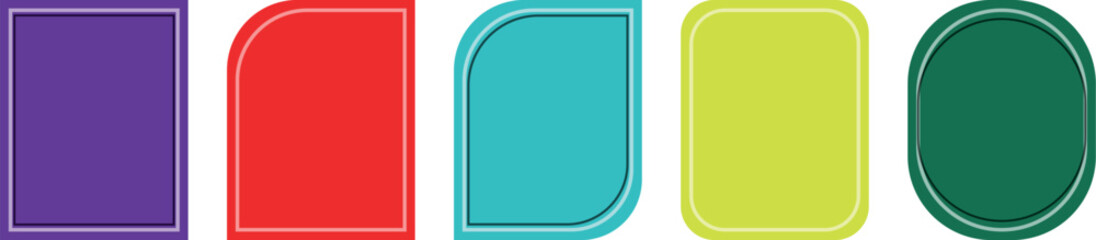 Modern Artistic Geometric Golden Line Design Set Showcasing Structured Rectangles, Smooth Circular Elements, Sharp Shapes, and Unique Abstract Vector Artwork