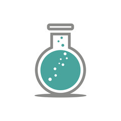 logo laboratorium icon templet vector research