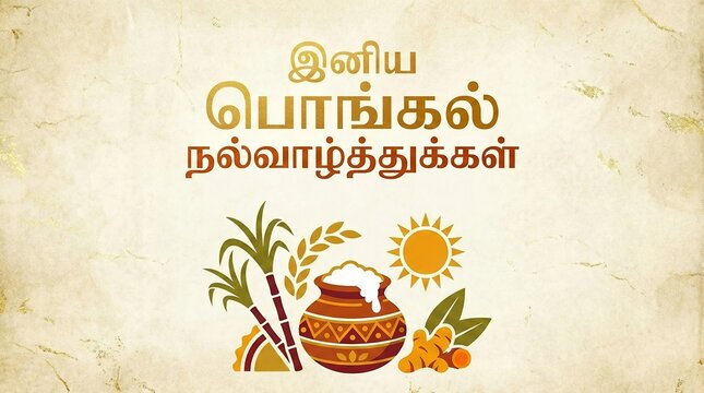 Pongal 2026 tamil poster, tamil Pongal