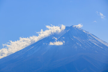 天下茶屋付近の御坂路から望む富士山