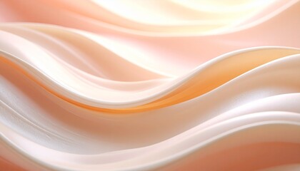 Abstract Flowing Waves of Soft Pastel Colors