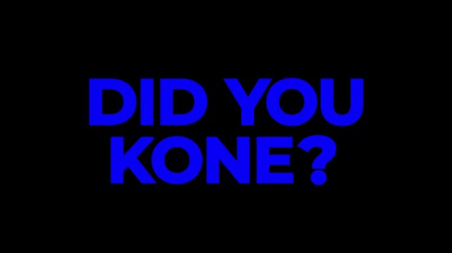 glowing neon did you know text icon animation on black background. neon did you know sign. blue neon did you know video animation. 4k motion video.