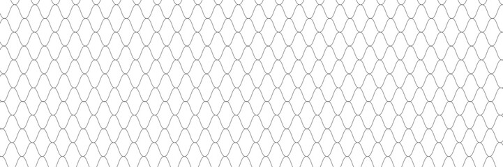 Fototapeta premium Mesh texture for fishing nets. Seamless pattern for sportswear or soccer goal, volleyball net, basketball hoop, hockey, athletics. Abstract net background for sports.