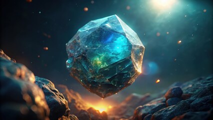 A tiny, gemstonelike fragment of ancient earth reveals its hidden treasures within