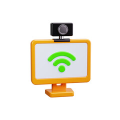 webcam 3d render icons
