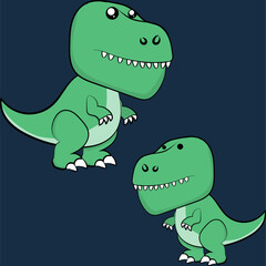 rex character cartoon expressions pack collection in vector art