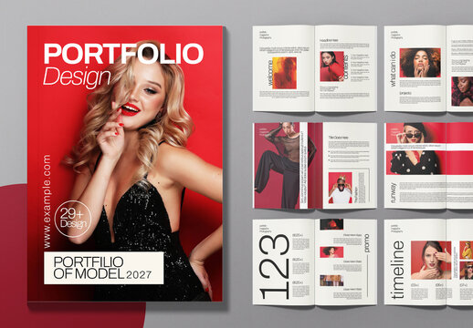 Modern Fashion Portfolio Magazine