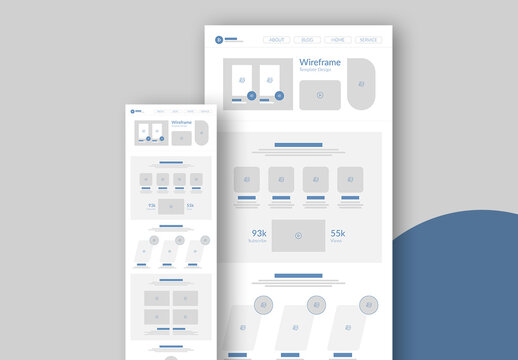 Wireframe Template Layout