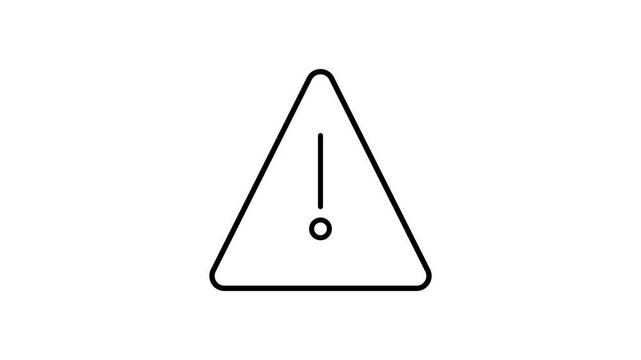  A yellow triangle featuring a blue exclamation mark, indicating a warning or important notice.