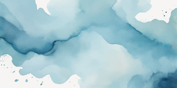 Bright blue sky with fluffy white cumulus clouds, an abstract cloudscape nature background