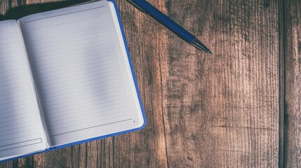 Notebook features two pens for convenient writing open notebook displays two pens ready for immediate use