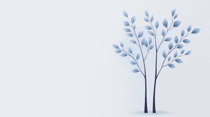 Vibrant blue tree displays lush foliage striking blue tree showcases detailed leaf texture