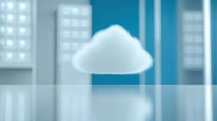 Cloud floats in room vaporous cloud levitates inside enclosed space cloud floats