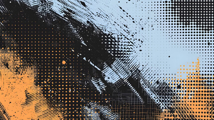 Aesthetic dotted design element Modern art Abst