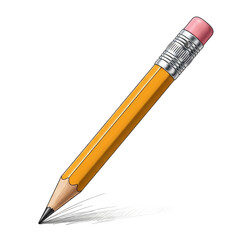 Pencil with eraser
