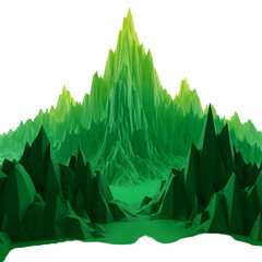 Green mountain landscape
