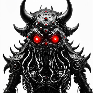 evil devil bad bot, shoggoth creature unknowable A.I. Internet meme