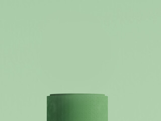 props placed in the sunlit space