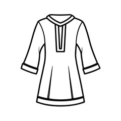 Naklejka premium tunic